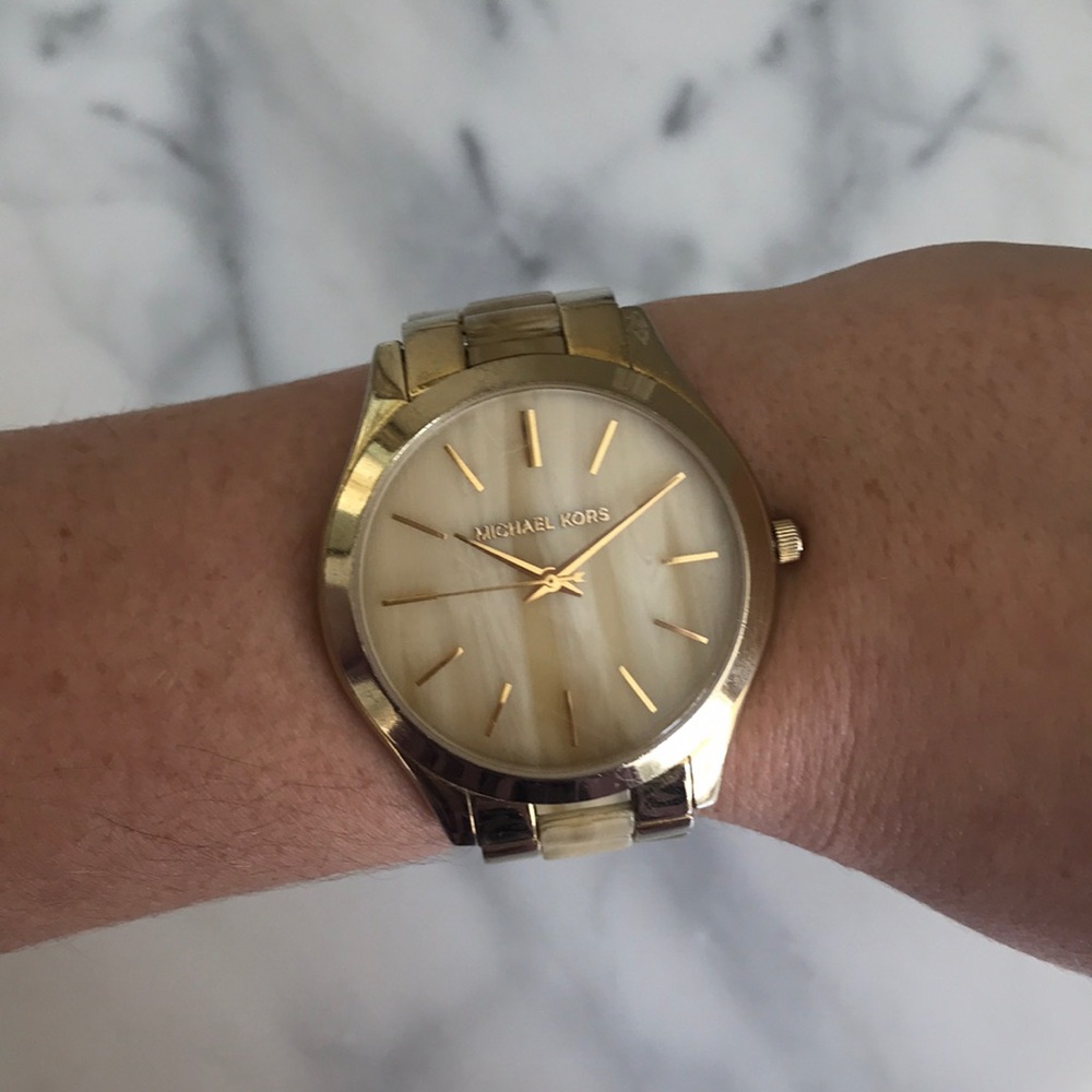 Michael Kors slim runway watch